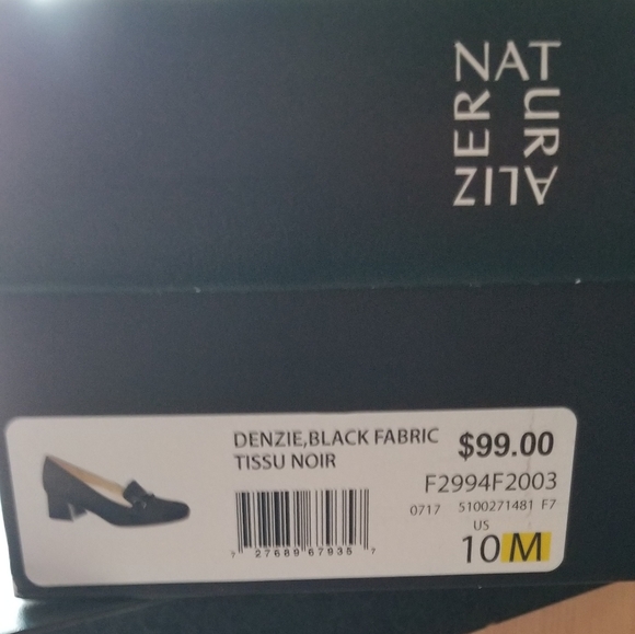 Naturalizer Black faux suede shoes - Picture 2 of 3